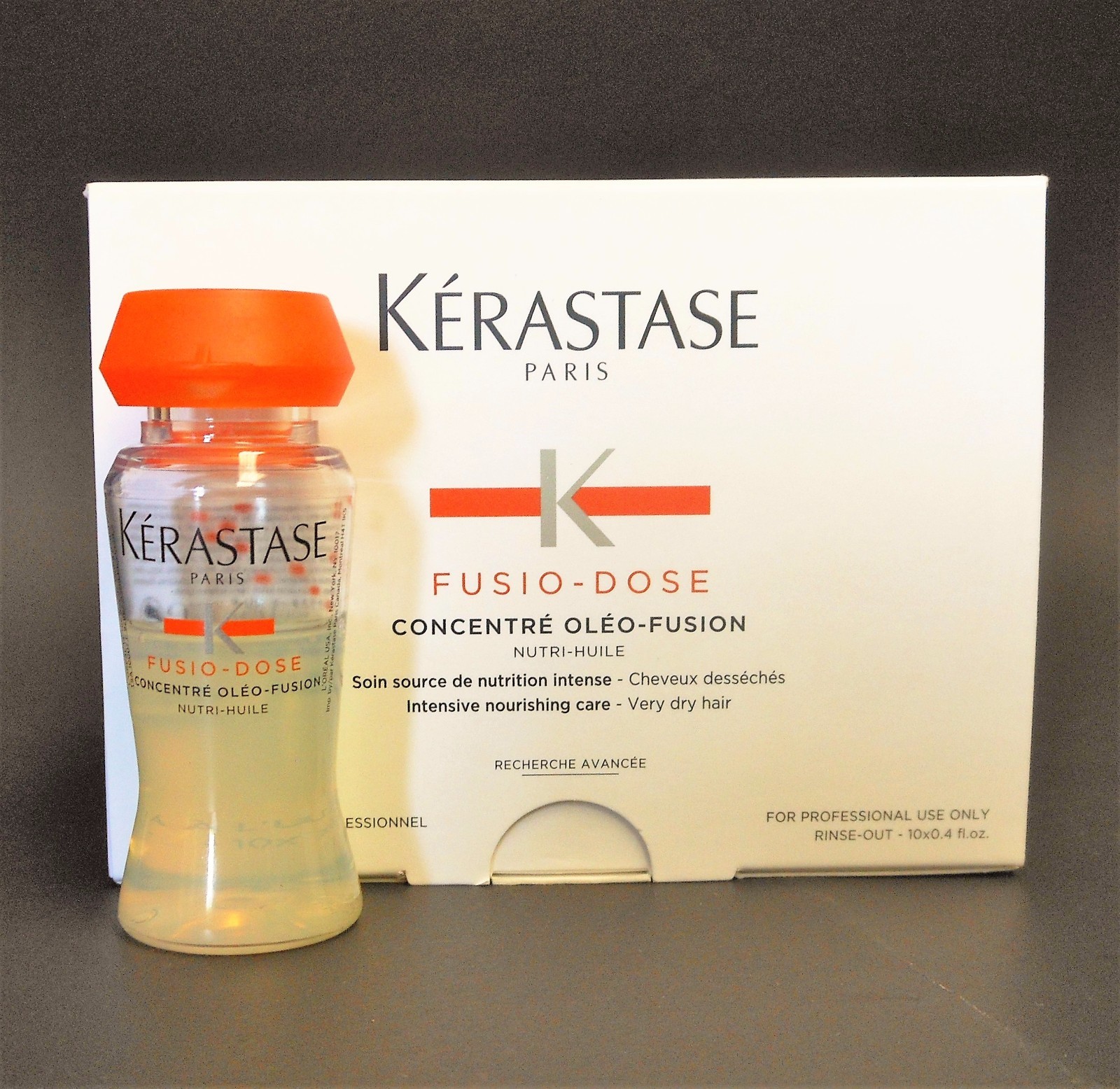 KERASTASE FUSIO DOSE CONCENTRE OLEO FUSION 10 x 12ml VIALS, WITH SPRAYER