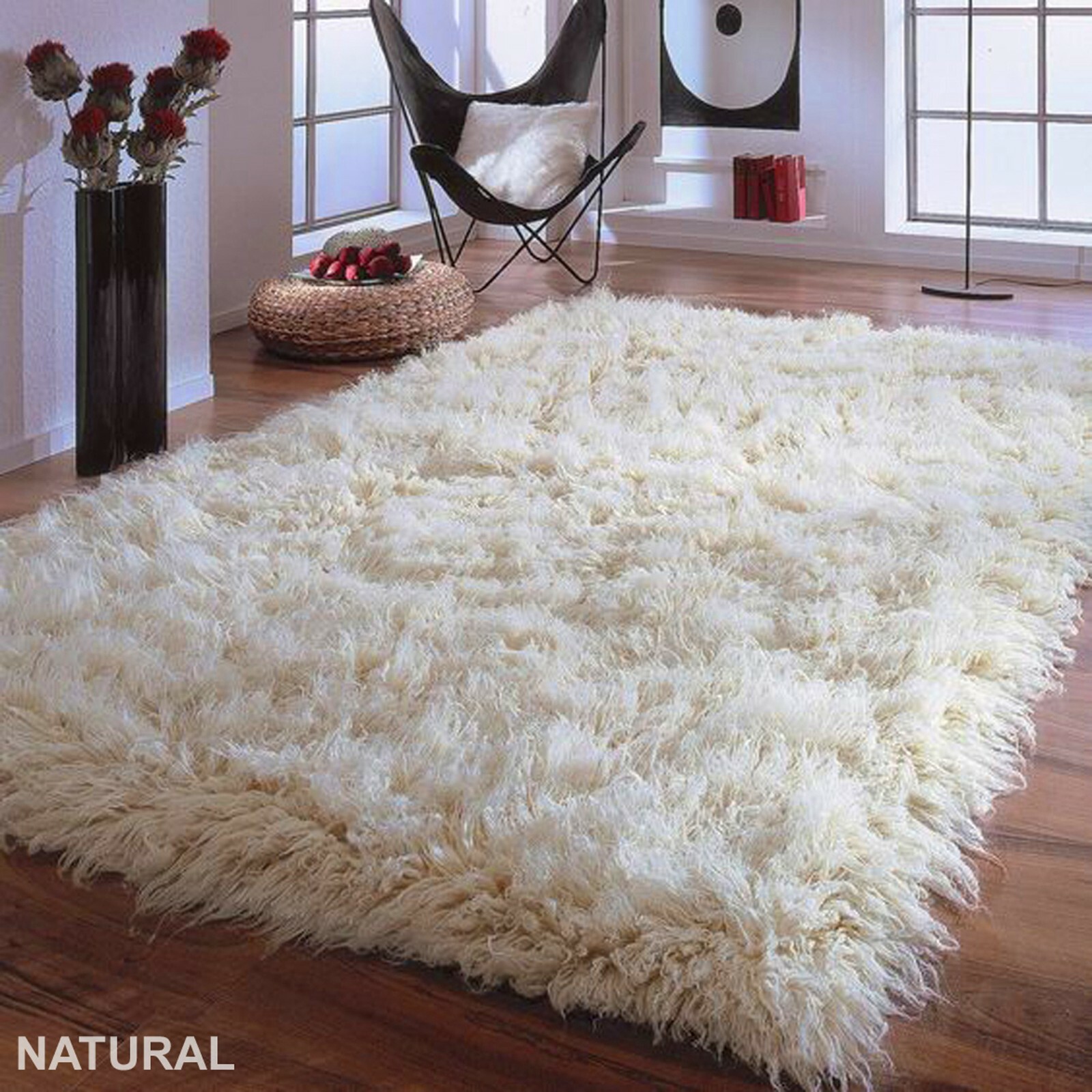THE THICKEST FLOKATI RUG MADE | ULTRA-PLUSH 4.5" PILE | GREEK FLOKATI | WOOL RUG