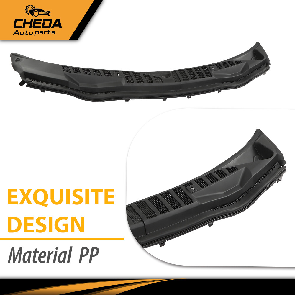 Fit For 2017-22 Ford Super Duty F250 F350 Windshield Wiper Cowl Panel Grille Set