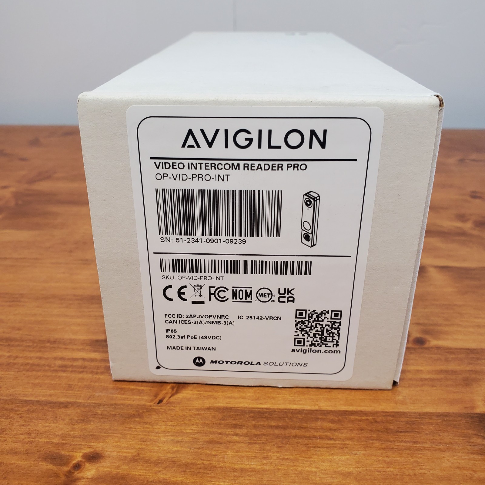 Avigilon Alta Video Intercom Reader Pro OP-VID-PRO-INT - New Open Box