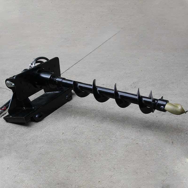 Mini Skid Steer Attachments Pallet Forks, Drill Augers, Log Grab