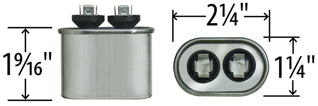 5uF 370V Run Capacitor for GE Oval 5 uf MFD 370 Volt 97F5705 Z97F5705 97F95702