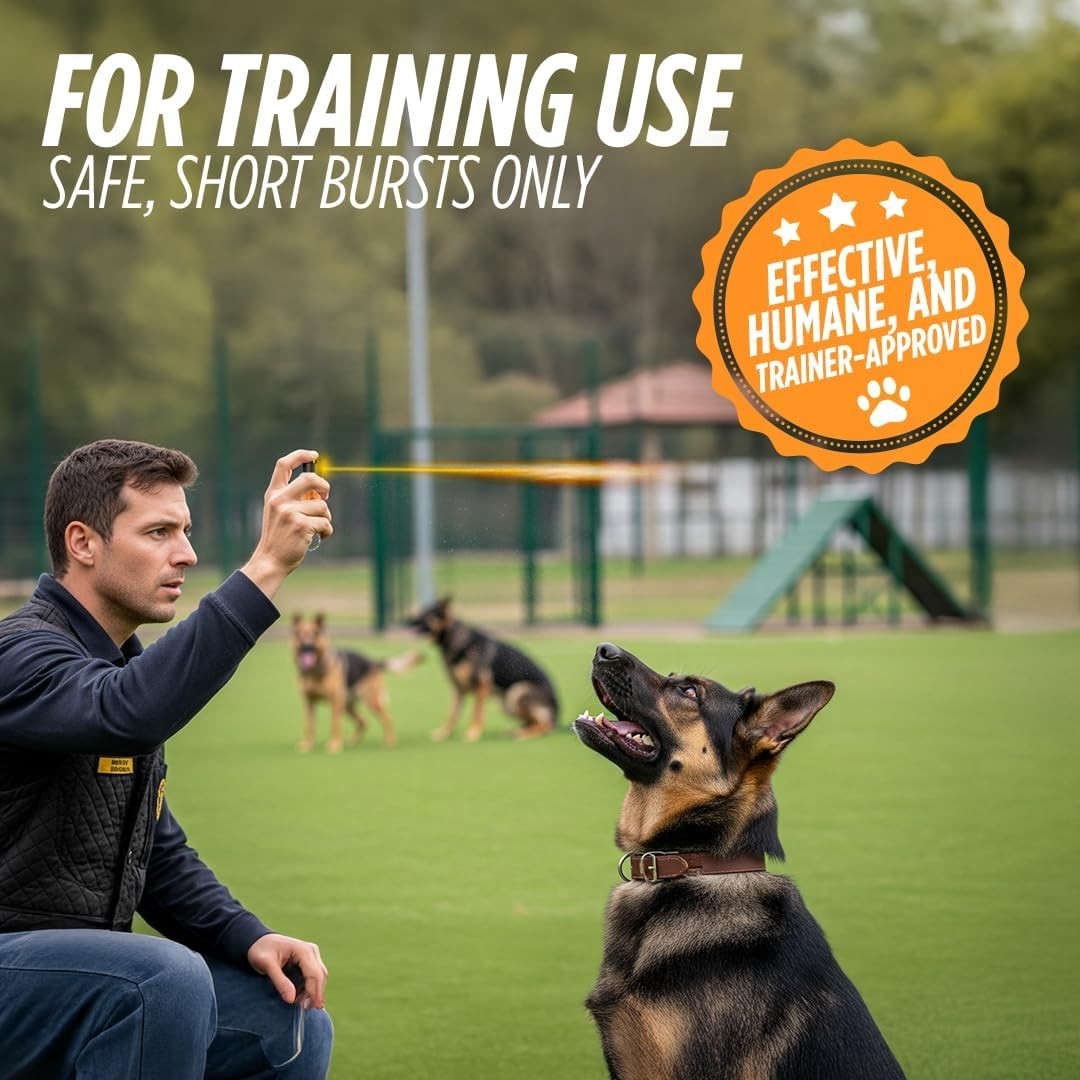 Citronella Dog Deterrent Spray, Training & Behavior Protector, Portable 0.5/2oz