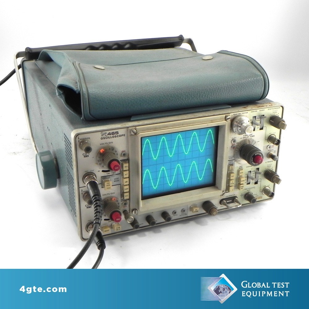 Tektronix 465 Analog Oscilloscope 100MHz Dual Trace 2-Channel