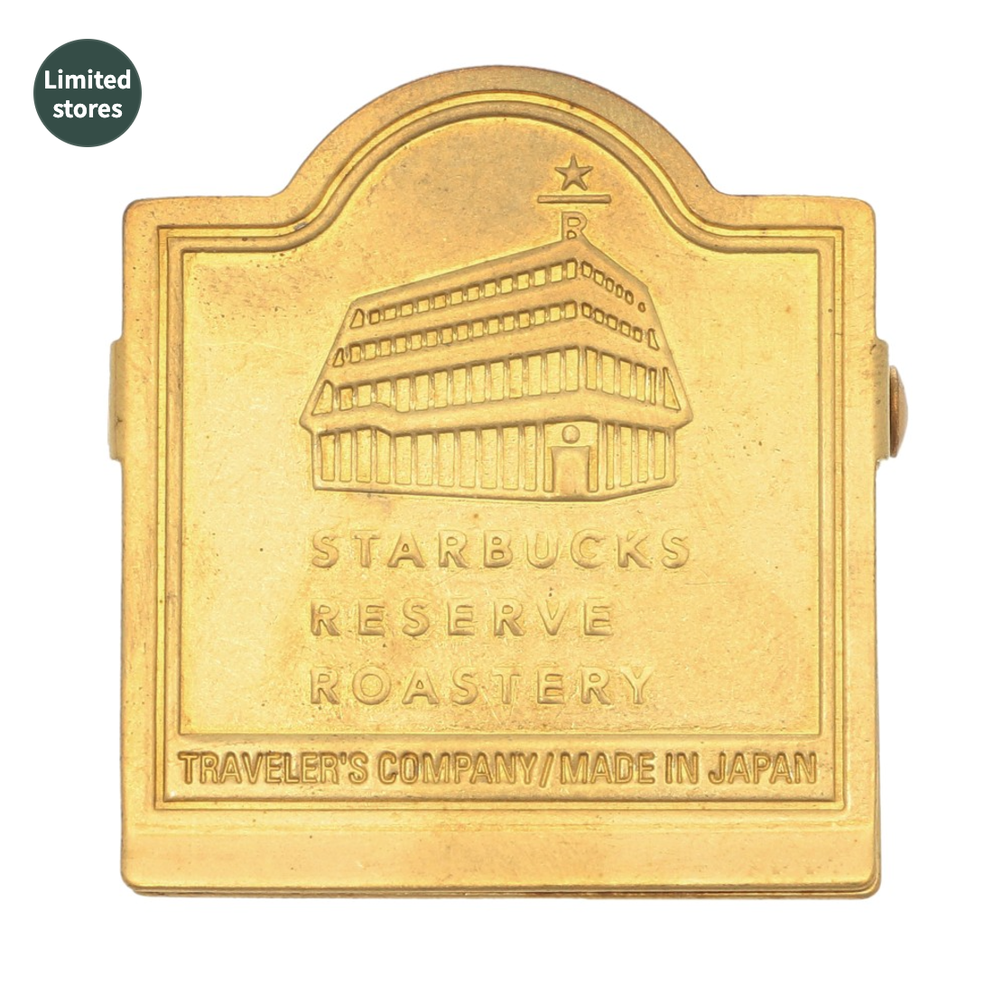 TRAVELER'S notebook Starbucks Reserve Roastery Tokyo Brass Clip Façade limited