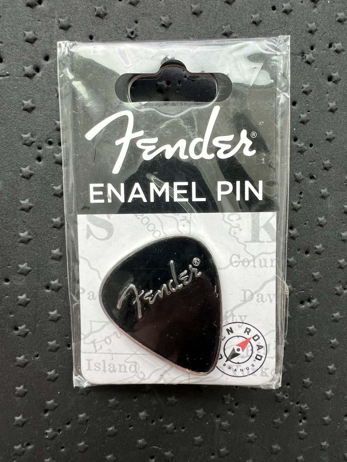 Fender Enamel Pin Fender Guitar MUSIC PICK Pinback