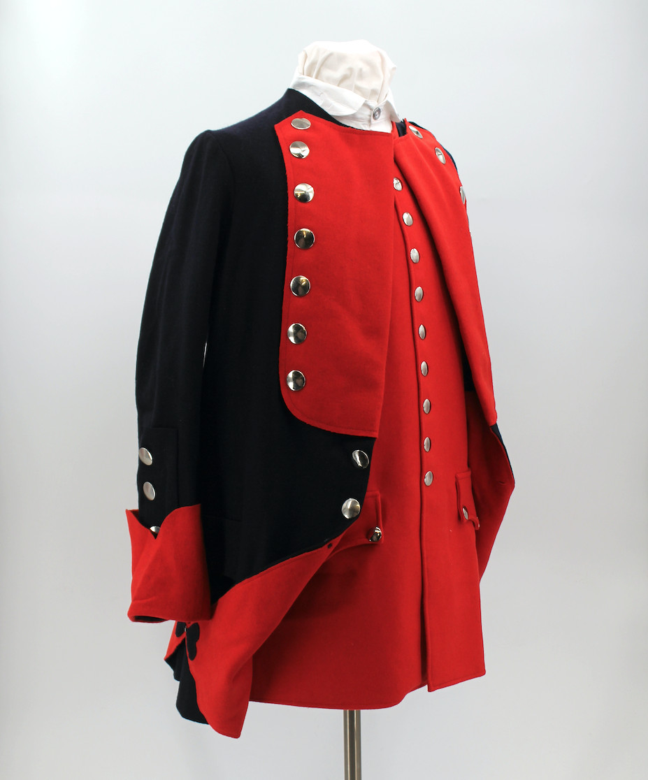 French & Indian War Blue & Red Regimental Coat Size 46 / XL