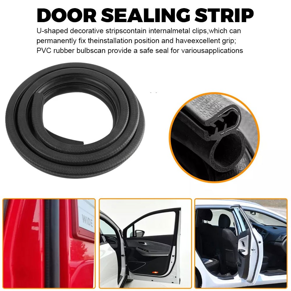 20feet Front Left or Right Door Seal Weather Strip Rubber for Toyota Tundra