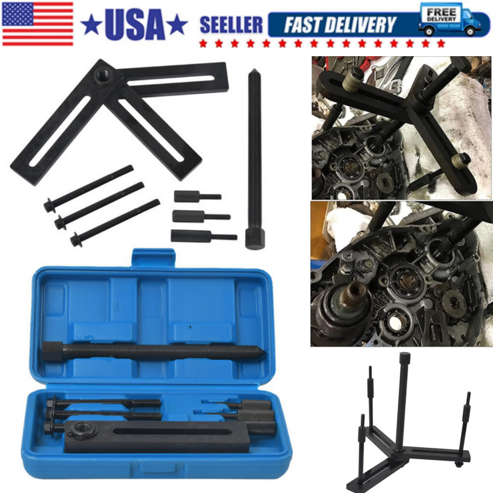 Crank Case Splitter Separator & Crank Puller Installer Tool Dirt Bike ATV Steel!