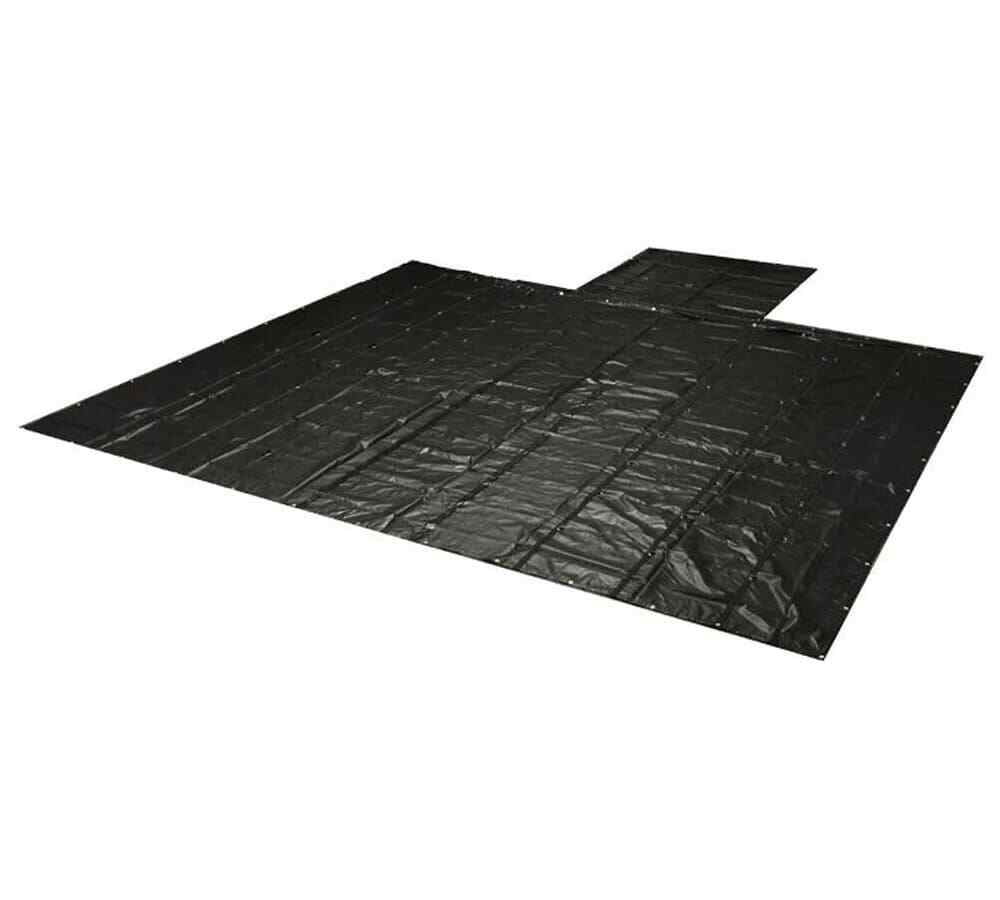 Heavy Duty 18oz Lumber Tarp 20x27 (6' Drop) - Stainless Steel D-Rings