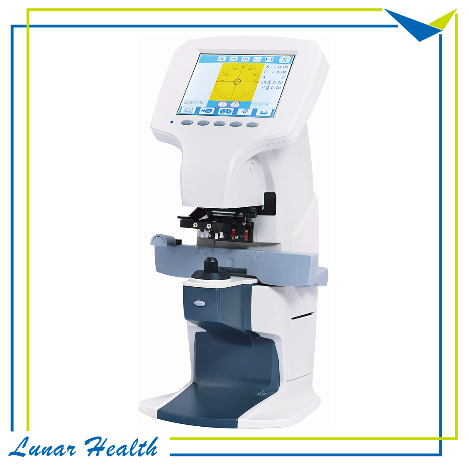 5.7" LCD Screen Optical Hartman Auto Lensmeter PD+UV /w Thermal Printer AL-N9