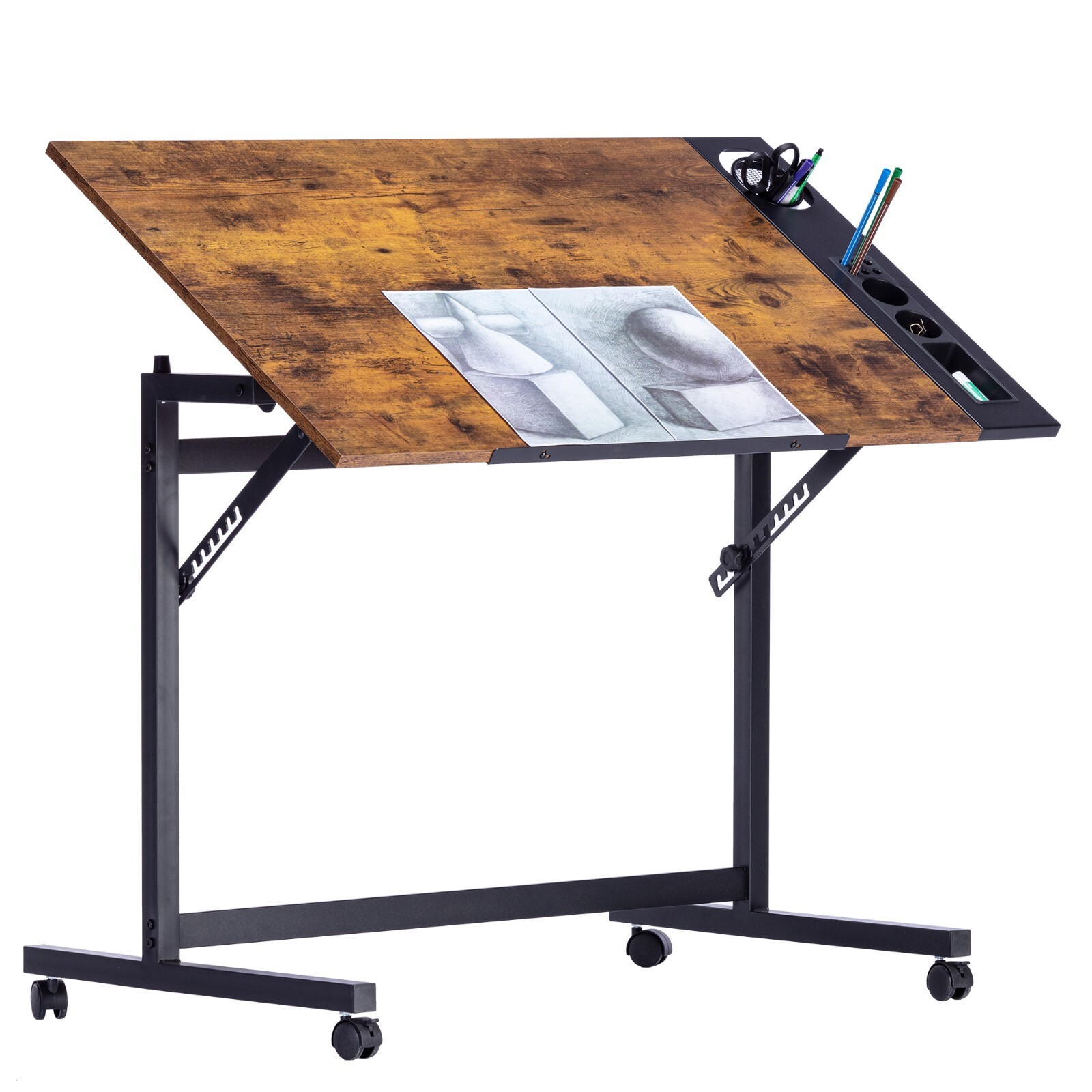 Drafting Table Tilting Tabletop Art Craft Desk Home Office Study Work Station