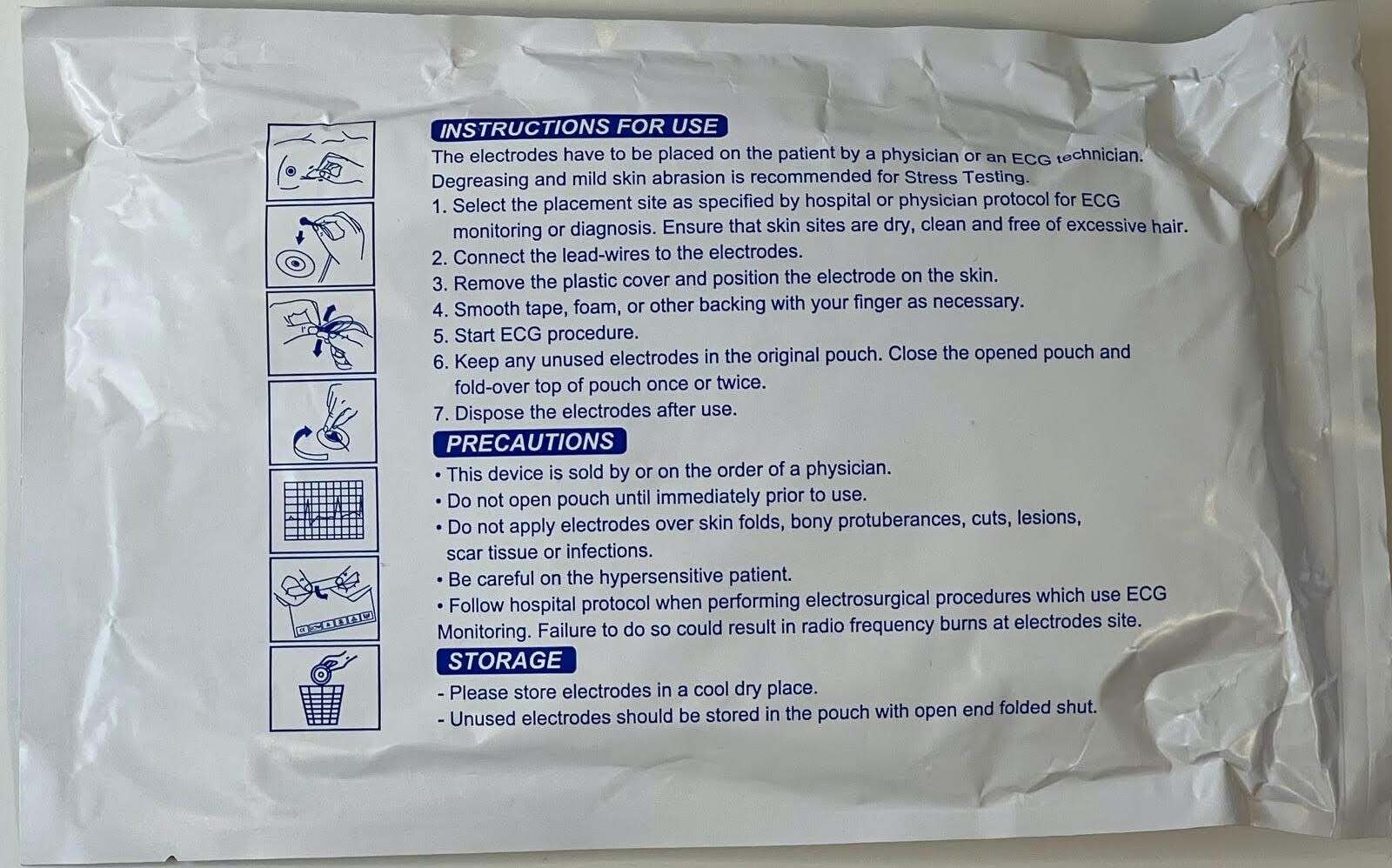 Electrode Pads 989803137771 Compatible Disposable Button 50pcs-Same Day Shipping