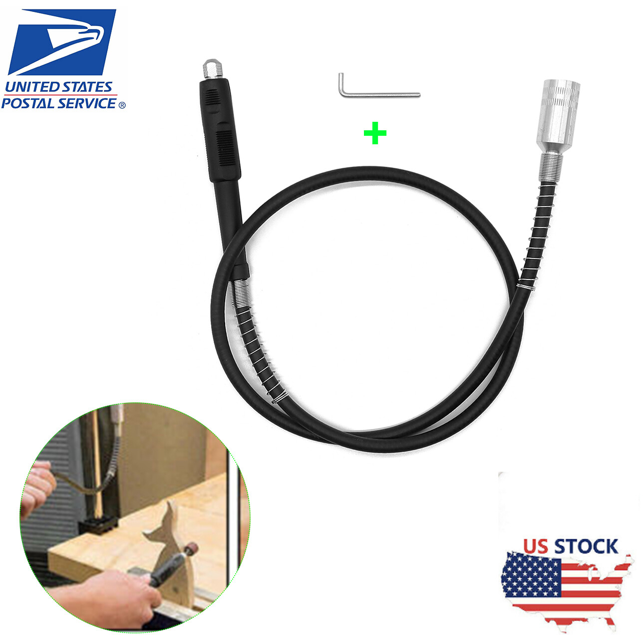 For Dremel 42" Flexible Rotary Drill Tool Drive Flex Shaft Attachment Extension