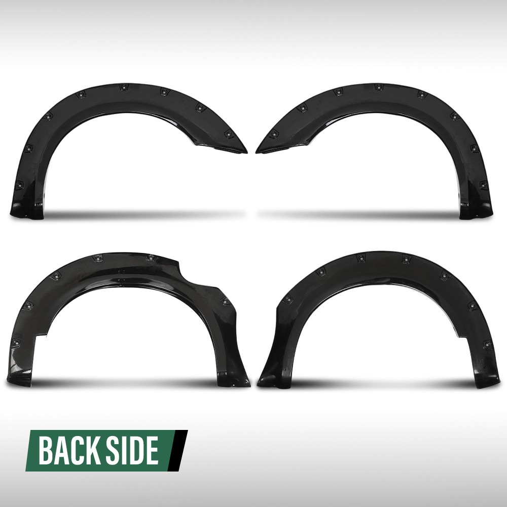 Pocket Rivet Bolt On Fender Flares Fit For 2006-2020 Nissan Frontier 5' Bed