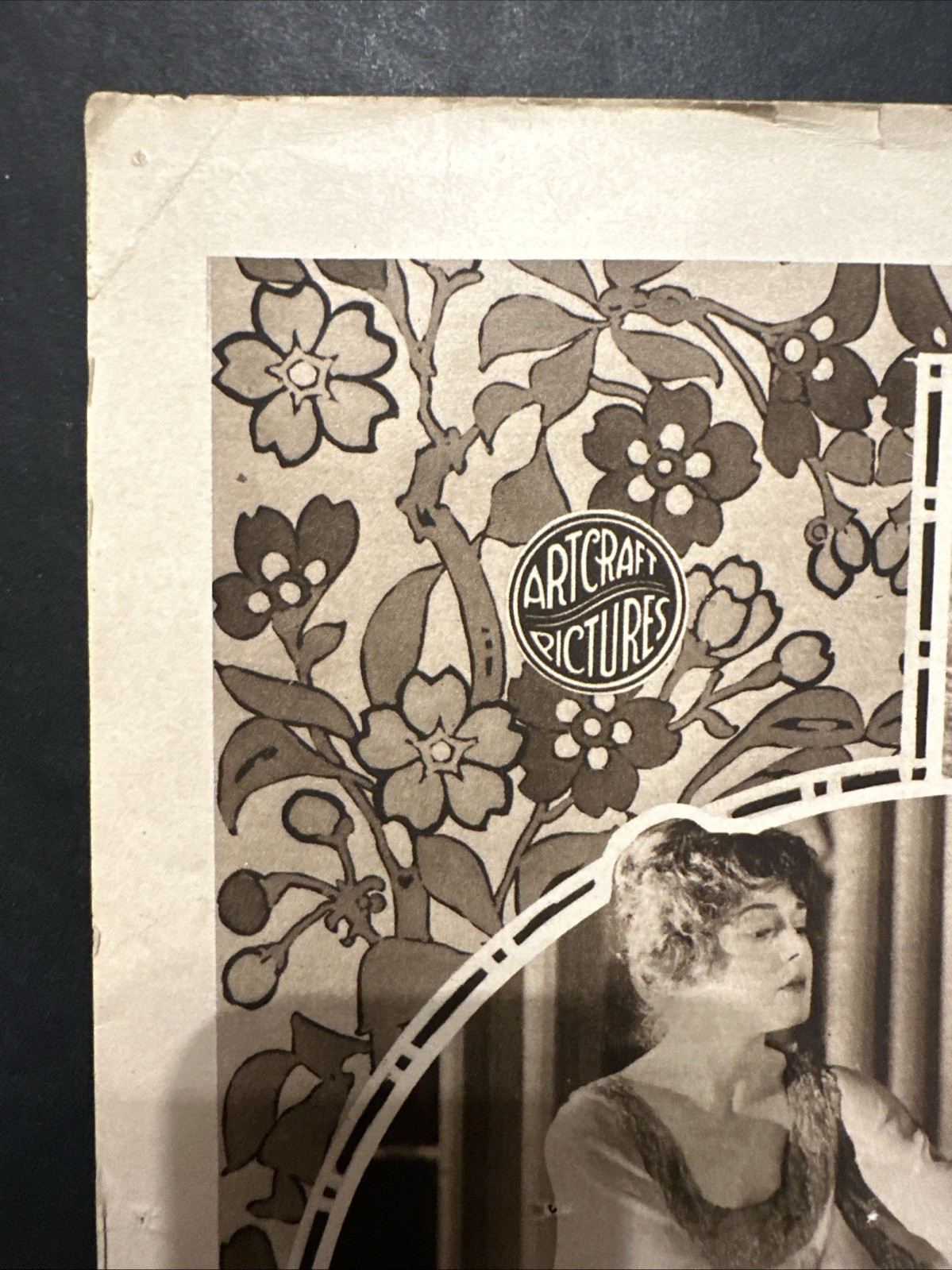 ANTIQUE ART CRAFT PICTURES/ PARAMOUNT Silent Film Movie LOBBY POSTER CARD