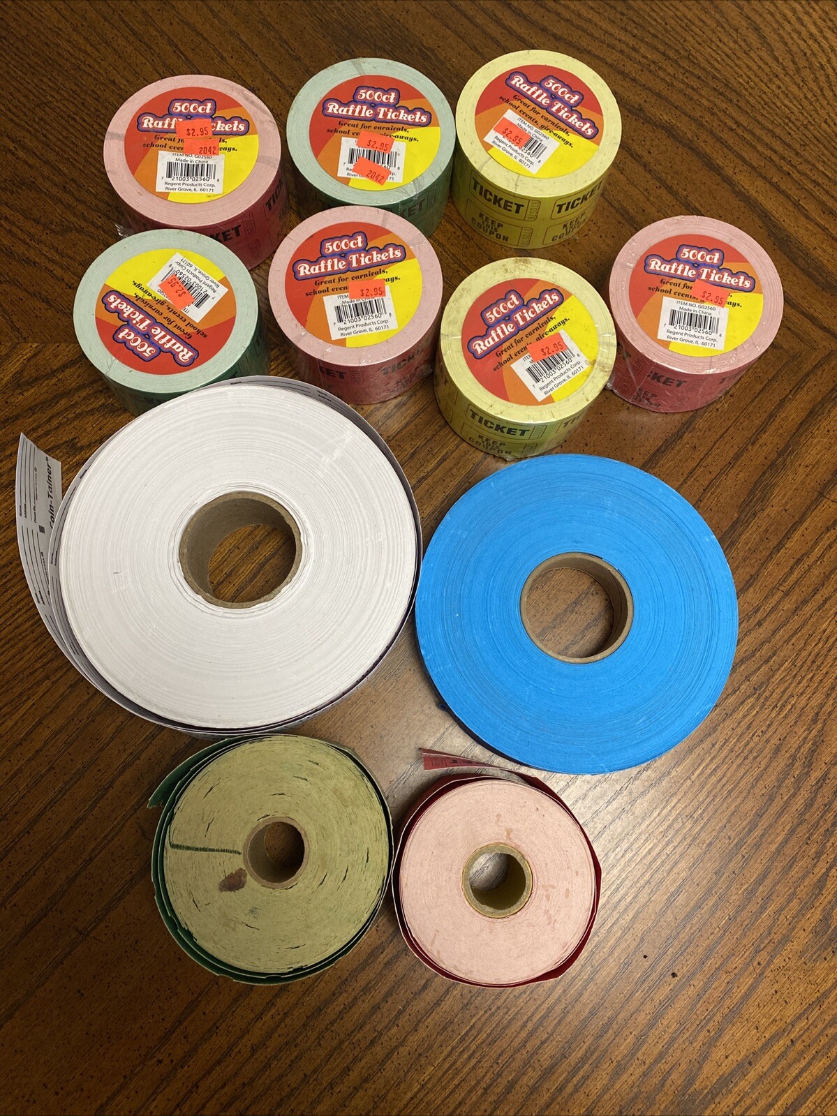 Keep This Coupon Ticket Lot Half And Half + Admit One Tickets Multiple Rolls