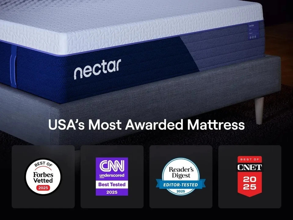 Brand New Sealed Nectar Luxe 14” Mattress Multiple Sizes Available In Hand