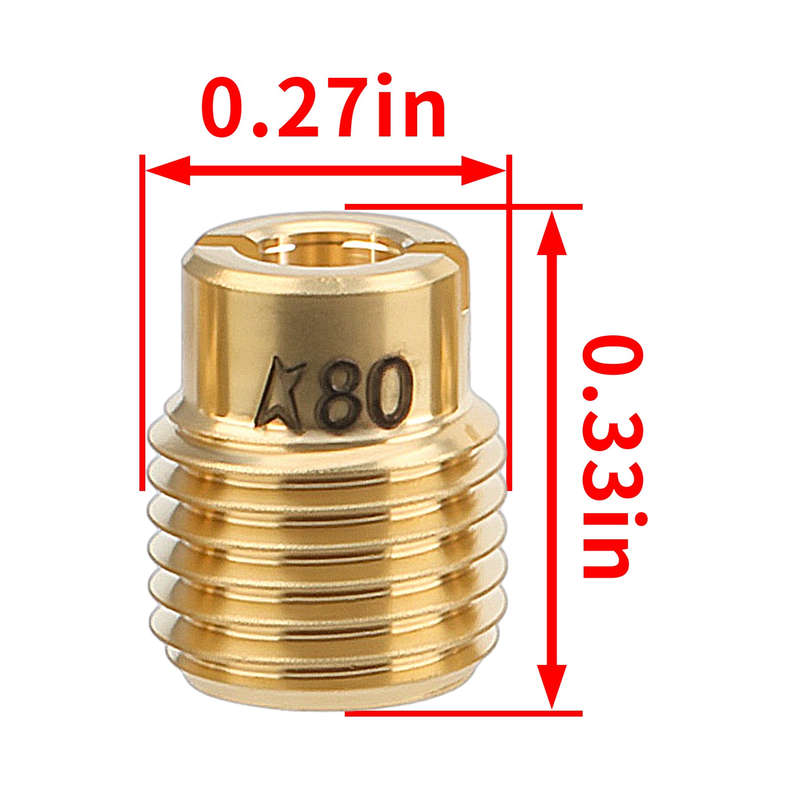 10pcs Carburetor Main Jet Kit for Honda GX160 GX200 GX390 Predator 212cc