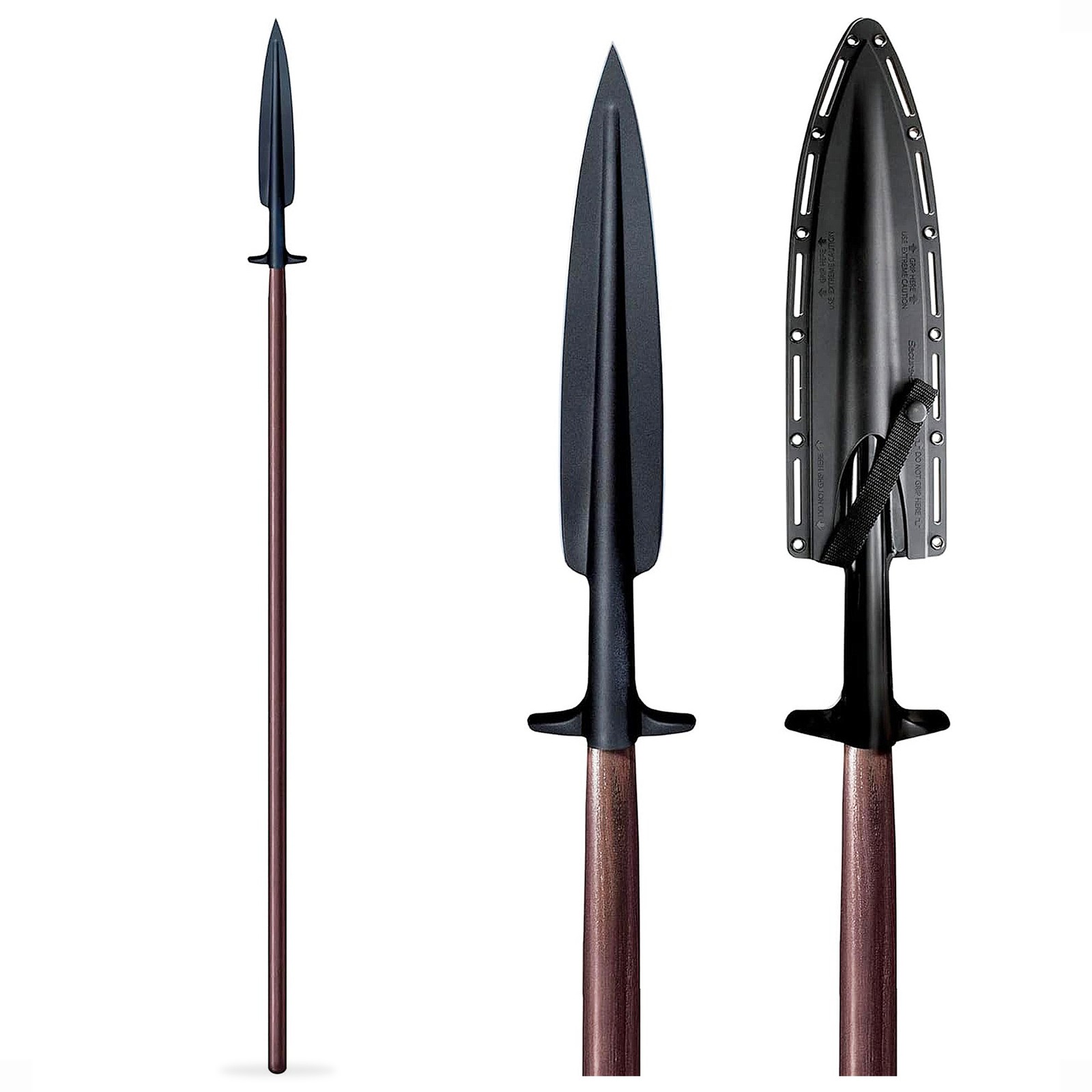 Cold Steel Med Carbon SK 5 Steel Boar Hunting Spear w/Secure Ex Sheath