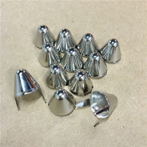 UK77 Studs 12mm Metal Punk Studs Gothic Cone Studs Rock DIY Studs USA Made