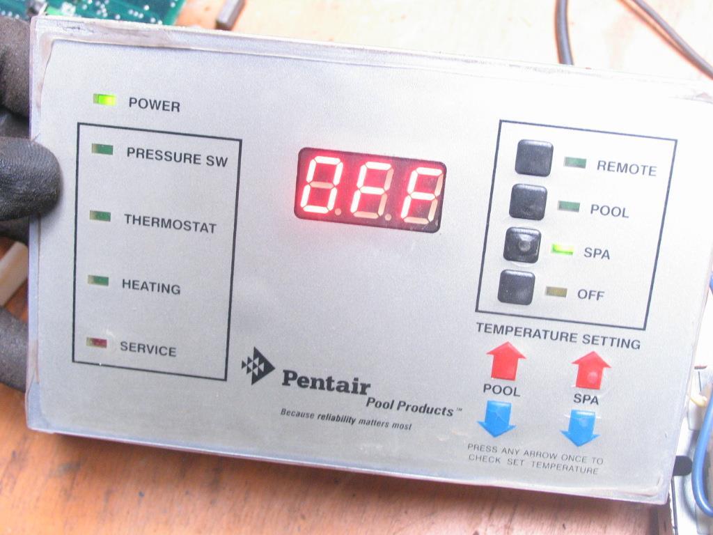 PENTAIR 472100 MiniMax NT Pool Spa Heater Digital Display Temp Control w/Overlay