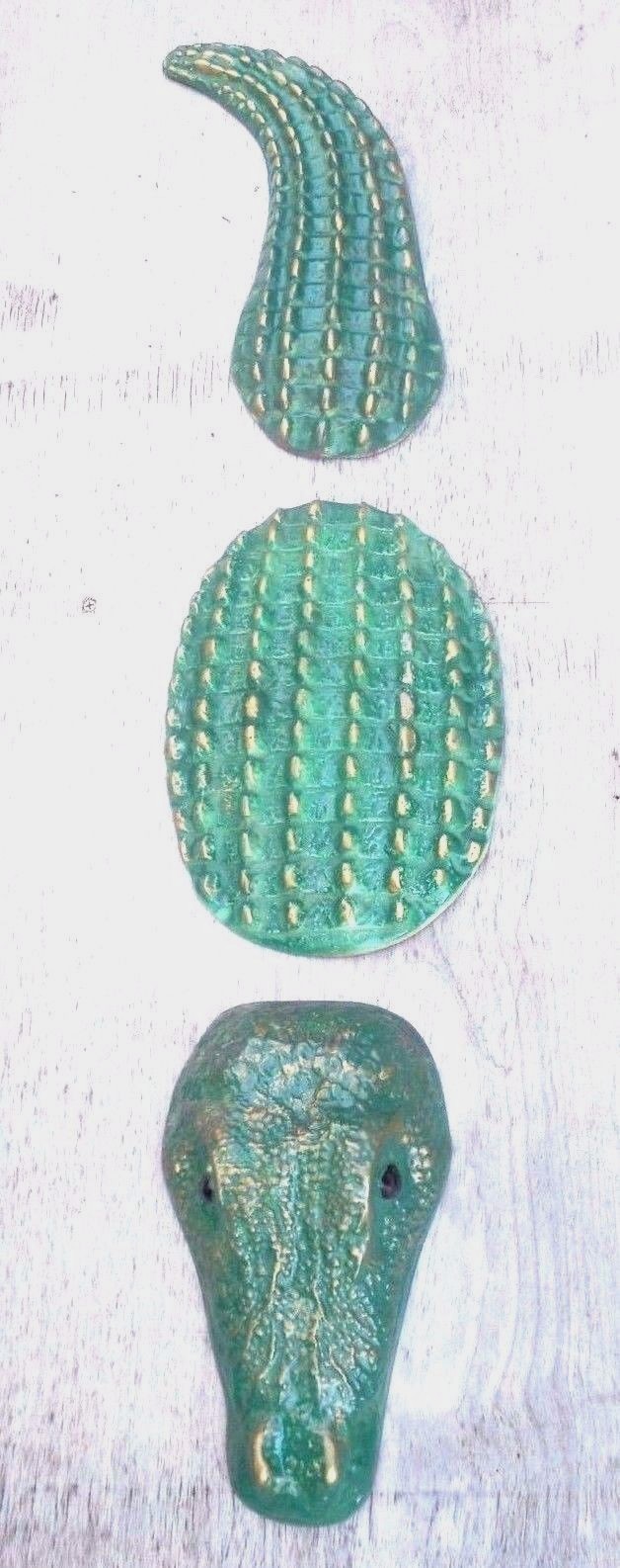 Alligator gator concrete mold 070 abs plastic 34" Total plaster cement mould