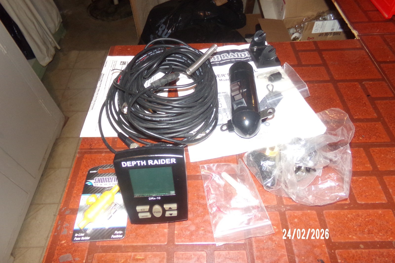 KELL DEPTH RAIDER DRX-10 COMPLETE UNIT-NEVER USED!