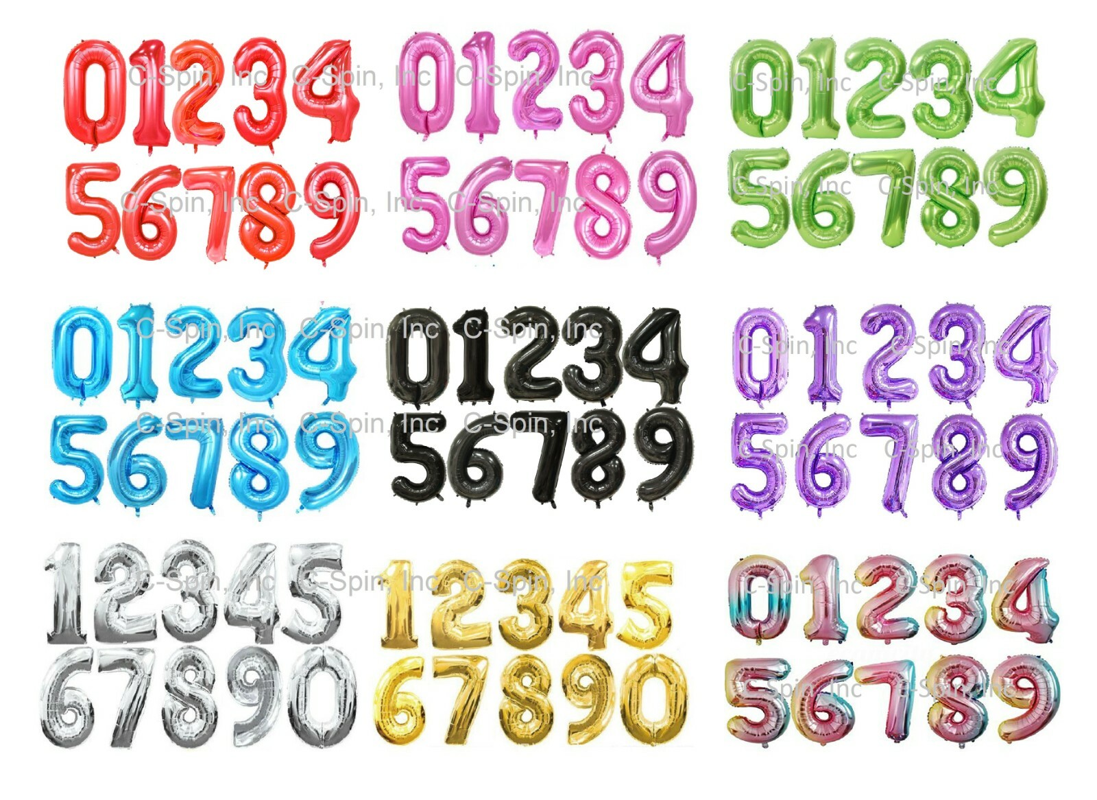 40" LARGE FOIL LETTER BALLOONS NUMBER BALLOON FLOAT HELIUM ALPHABET SILVER GOLD