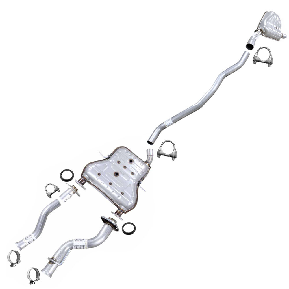 Stainless Steel Cat Back Exhaust kit fits: 2011-2019 Jeep Grand Cherokee 3.6L