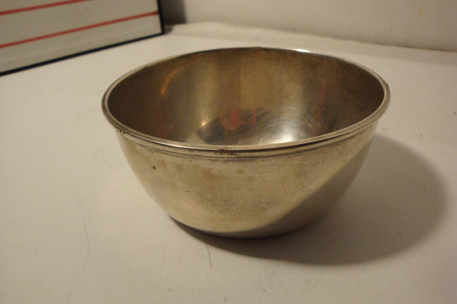Vintage Sterling Silver bowl 109 grams "D" hallmark no monogram