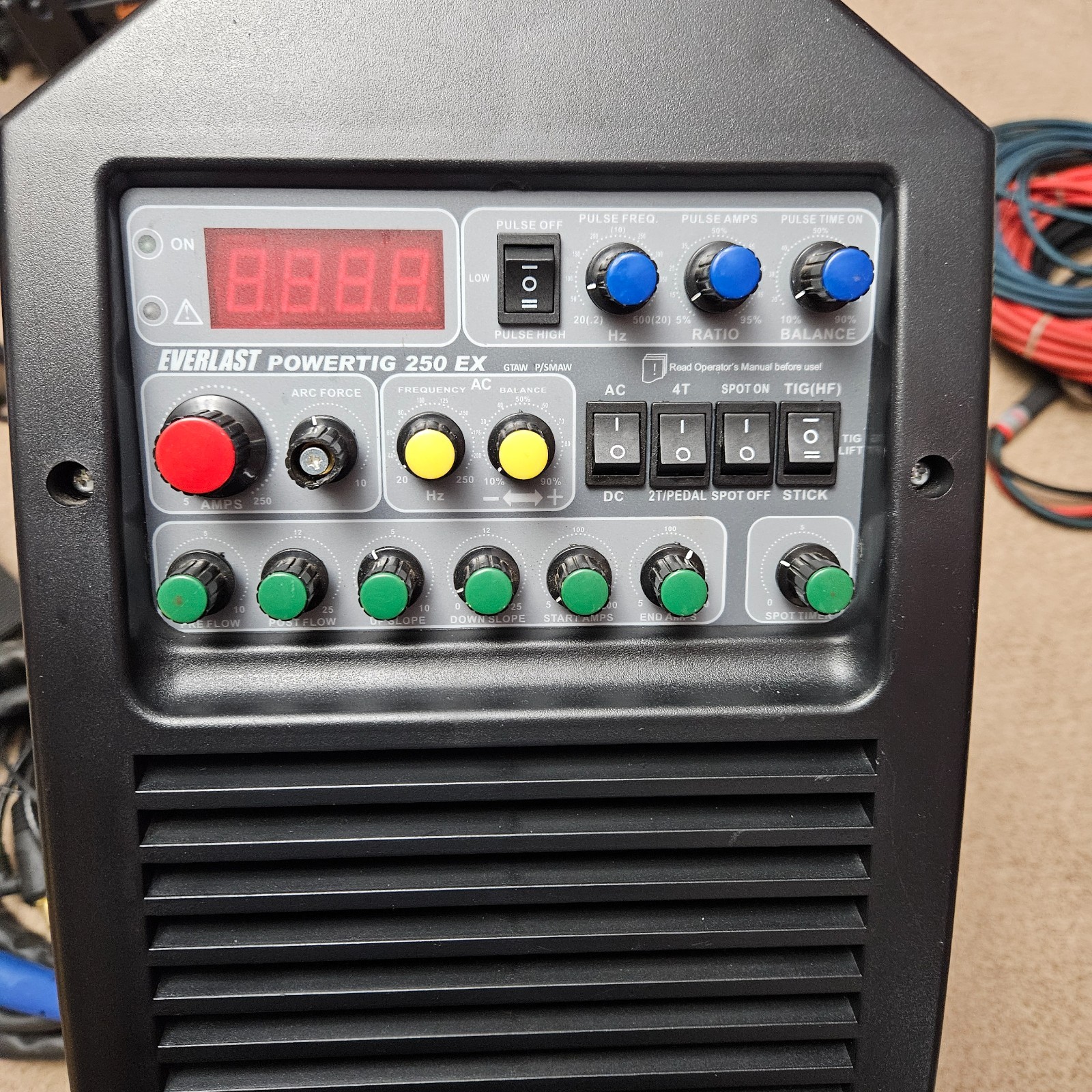 NEW/NEVER USED - Everlast PowerTIG 250EX 250AMP AC/DC TIG STICK PULSE WELDER alu