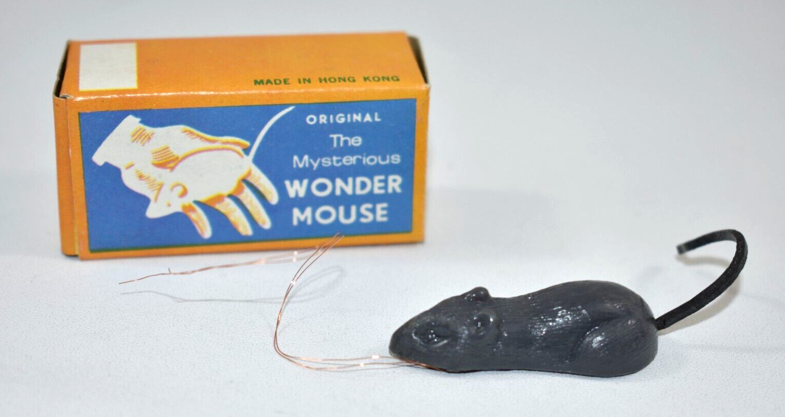 Vintage The Mysterious Wonder Mouse Magic Trick Toy MIB NOS New Old Stock