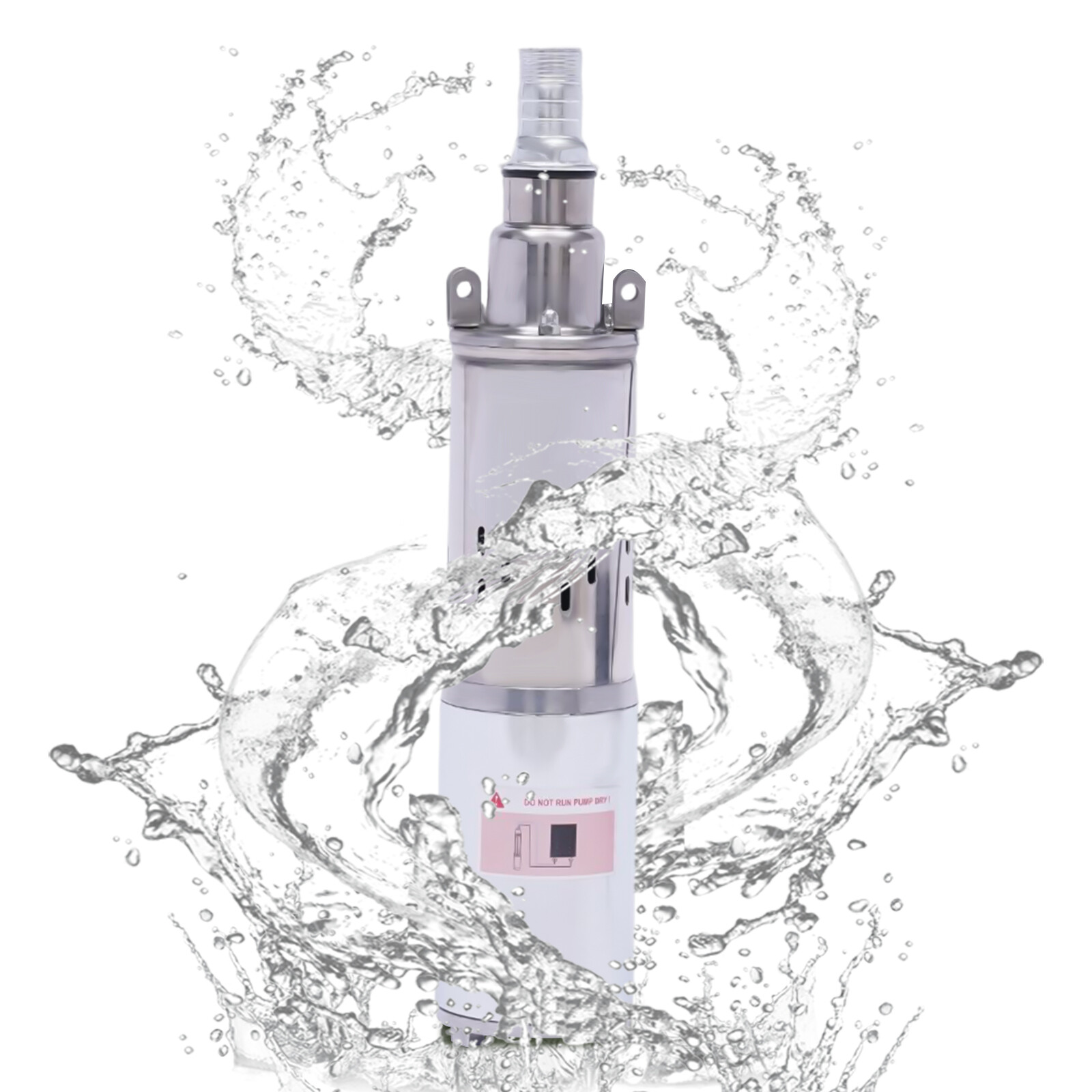 12V Solar Water Pump Farm Ranch Submersible Irrigation Bore Deep Well Screw Pump