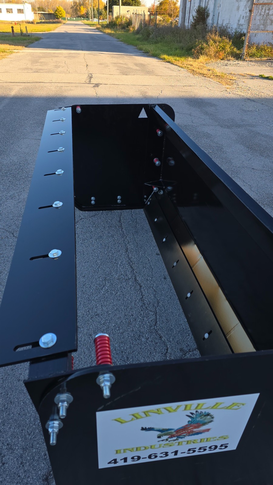 Linville 10'x36" skid steer snow pusher Box NO FAULT LIFETIME WARRANTY Made USA