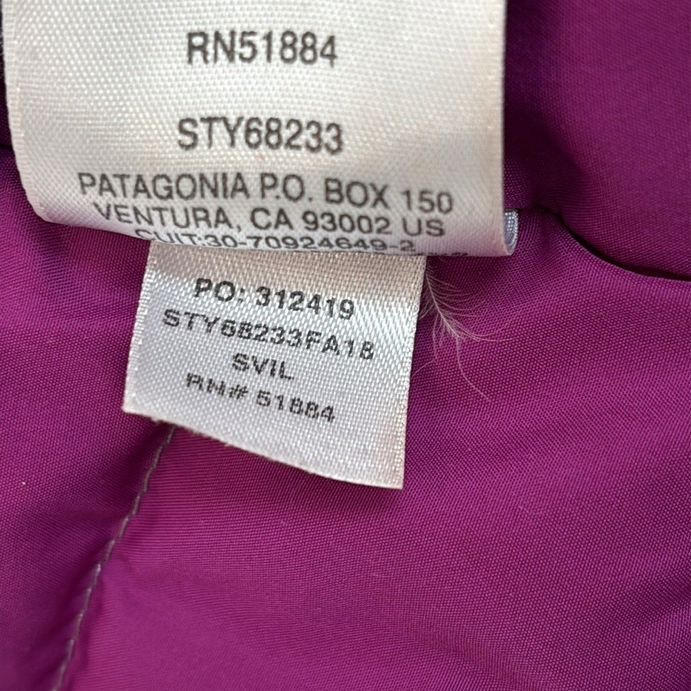 Girl's Patagonia Down Sweater in Smokey Violet, Size L(12)
