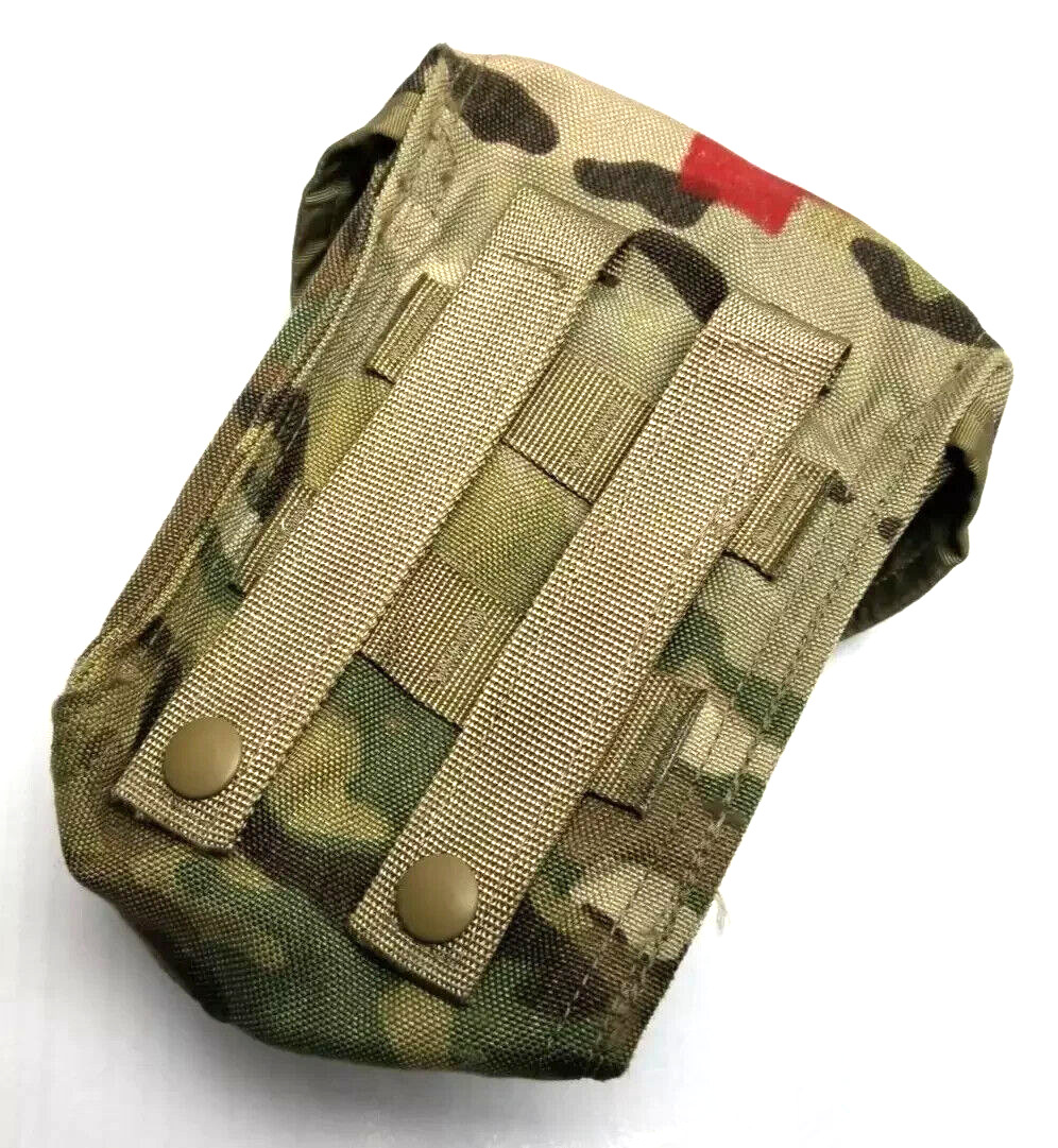 US Military Sekri OCP Multicam Molle IFAK Individual First Aid Kit Pouch GC USED