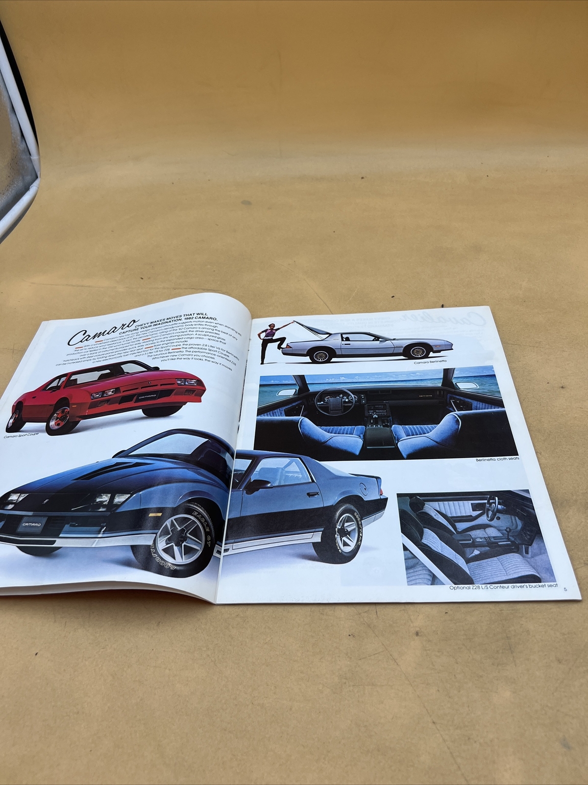 1982 CHEVROLET CELEBRITY CAMARO CORVETTE IMPALA CHEVETTE SALES BROCHURE CATALOG