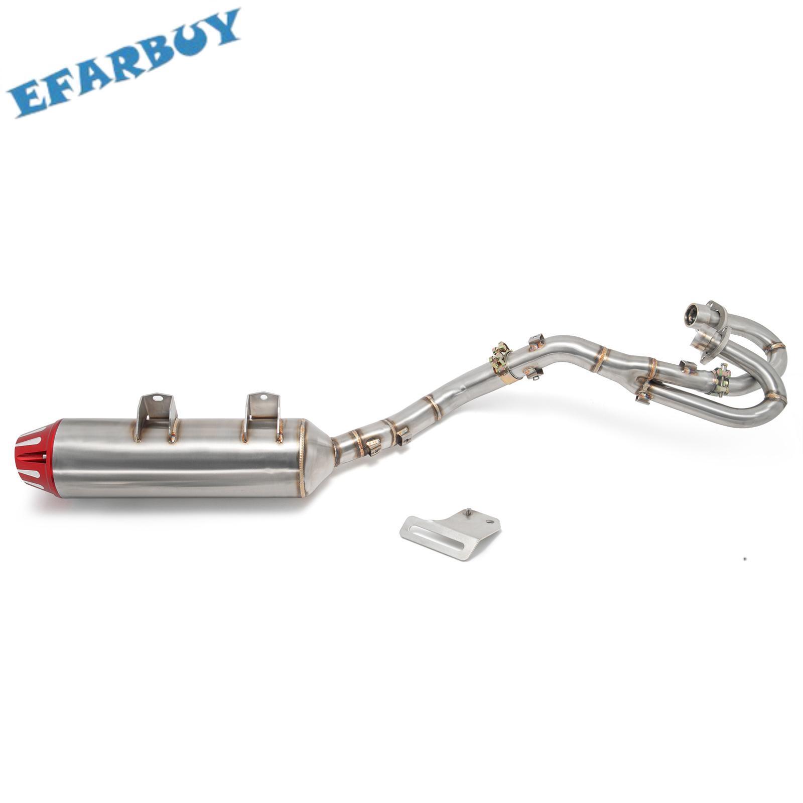 Full System Exhaust Pipe for Yamaha Raptor 700 700R YFM700RSE Aluminum Muffler