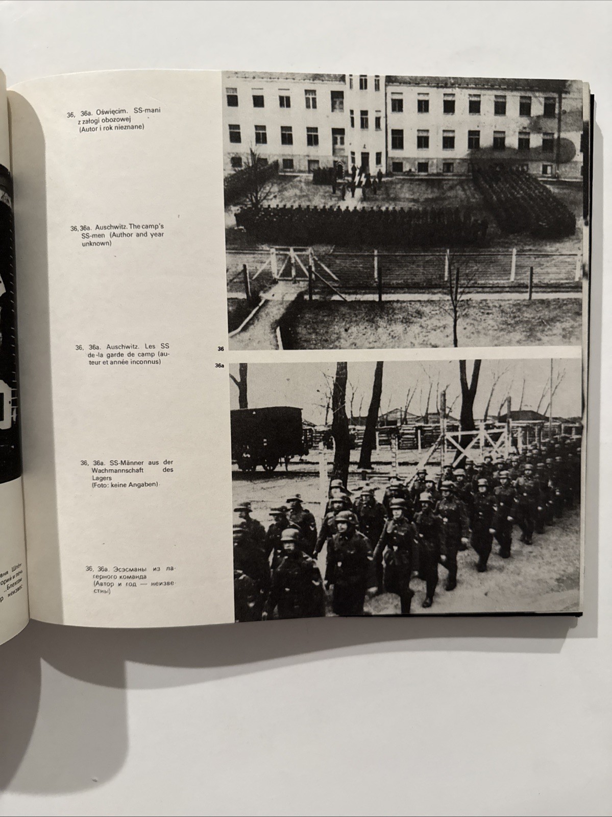 KL Auschwitz Documentary Photographs Book 1980 Holocaust WWII Camp Poland