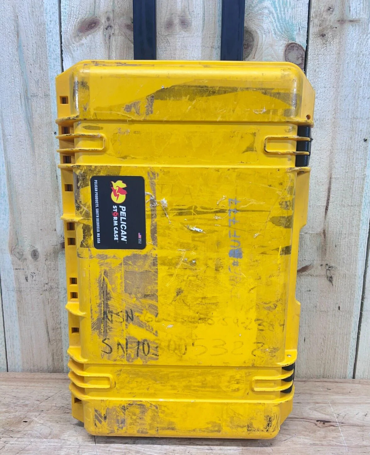 Pelican IM2500 Storm Case Waterproof Yellow Good Condition A/B
