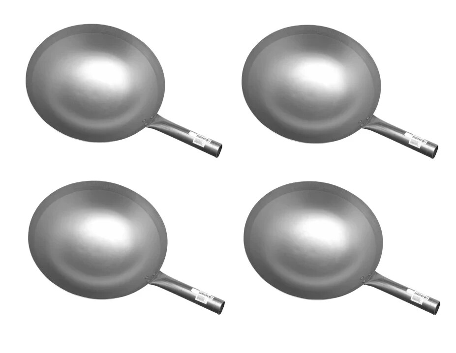 14" Steel Chinese Iron Wok (Hong Kong Style) *(4-Pieces of Pack)