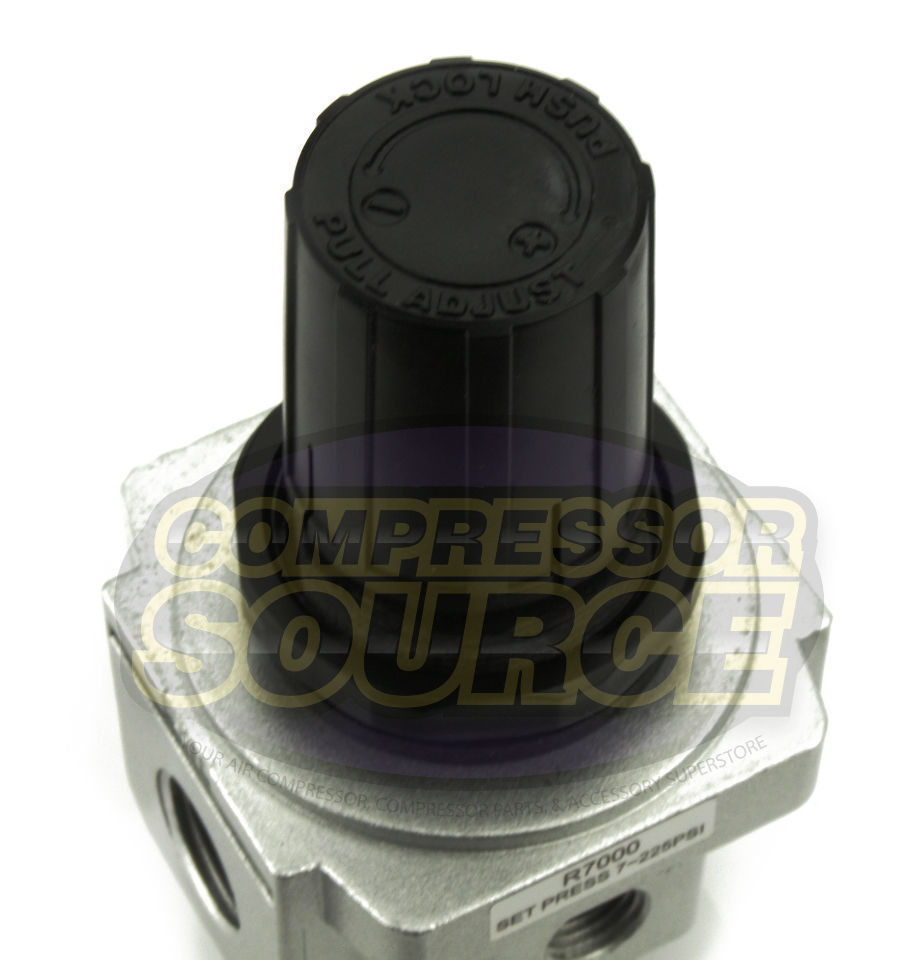 1/2" Air Compressor Pressure Regulator w/ Gauge Inline Industrial Quality