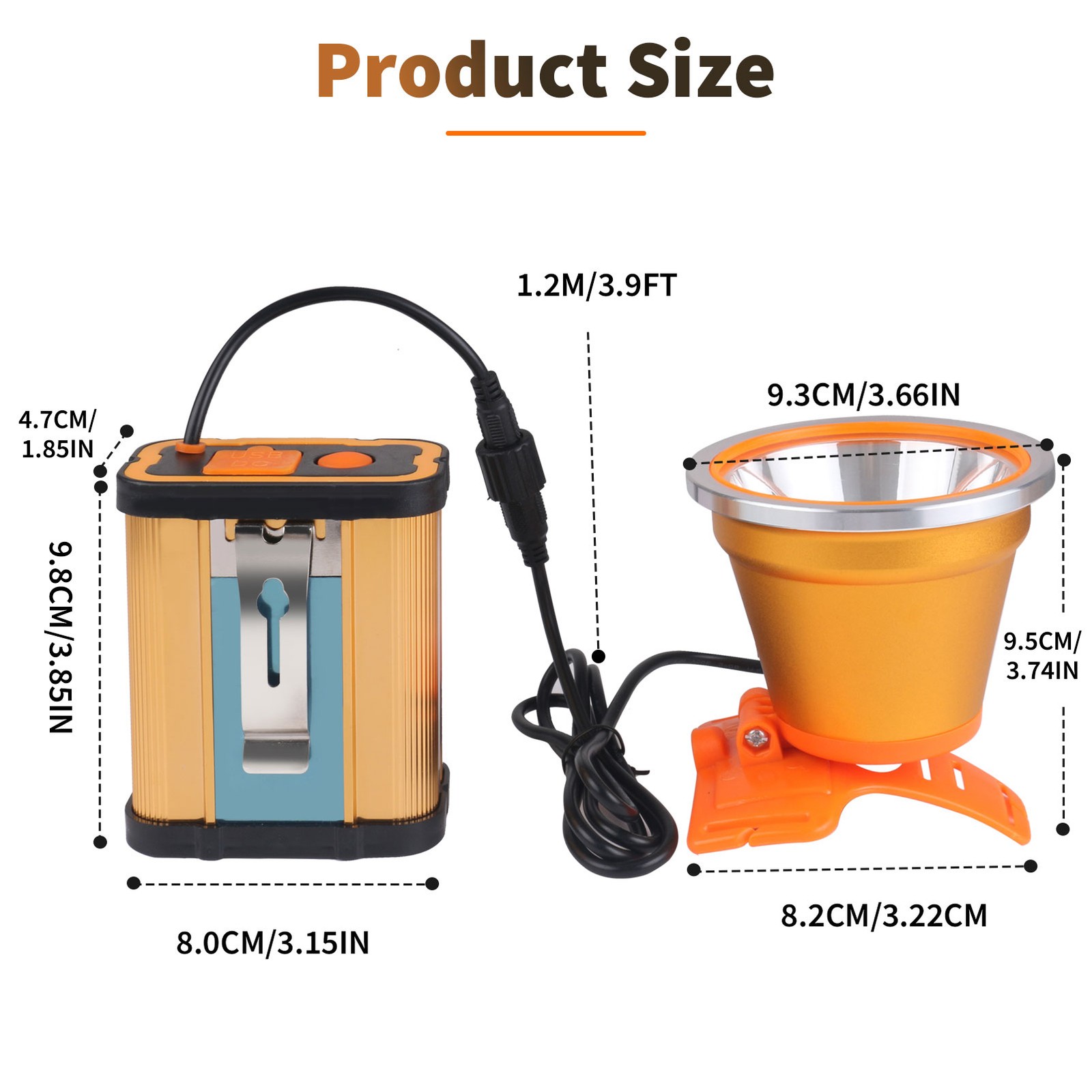 Superbright Rechargeable Headlight High Power LED Headlamp Waterproof Flashlight