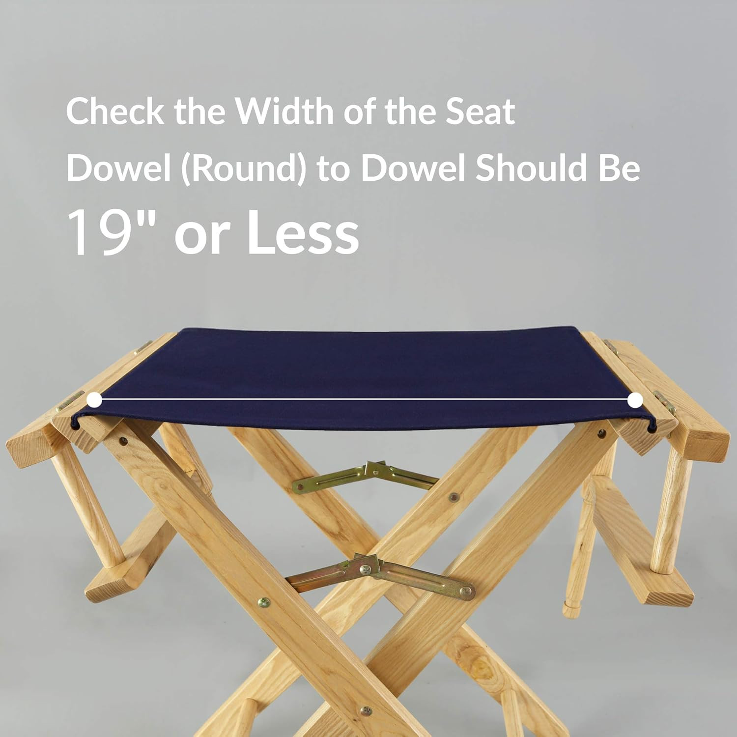 Director Chair Replacement Canvas, Wheat/Natural