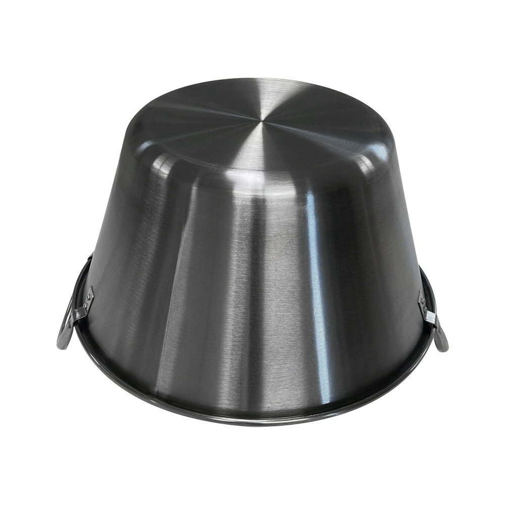 Cazo Grande Para Carnitas Large 25"W x 13"D Stainless Steel Caso Carnitas Comal