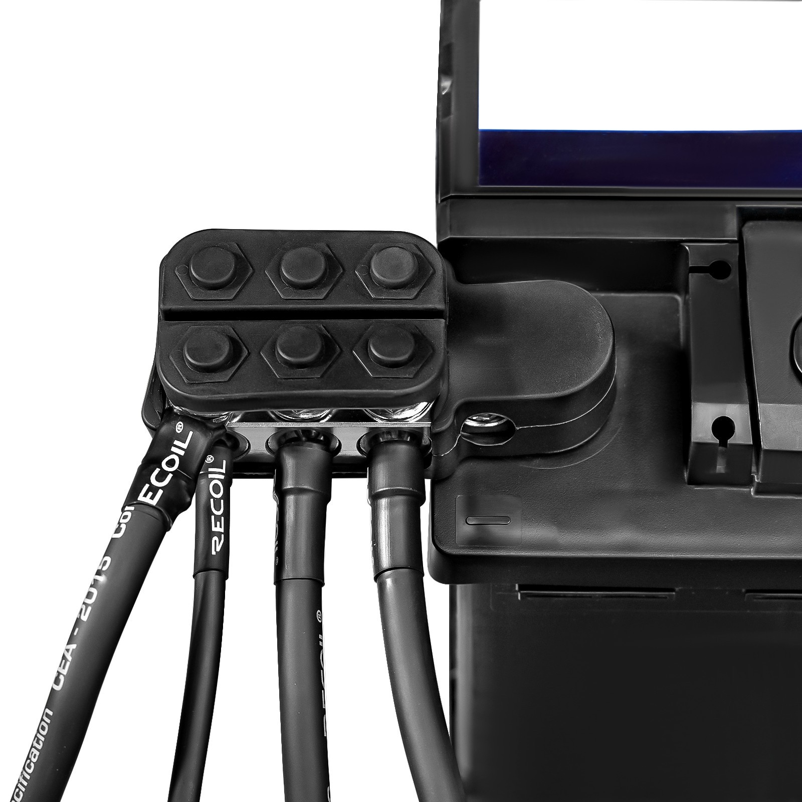 ABT12 12-Way Positive Negative Battery Terminals for SAE/DIN/EN Top Posts, Pair