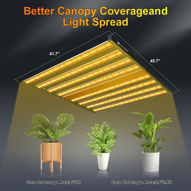 1000W 8Bar Spider Samsung LED Grow Light Full Spectrum Indoor Plants Commercial