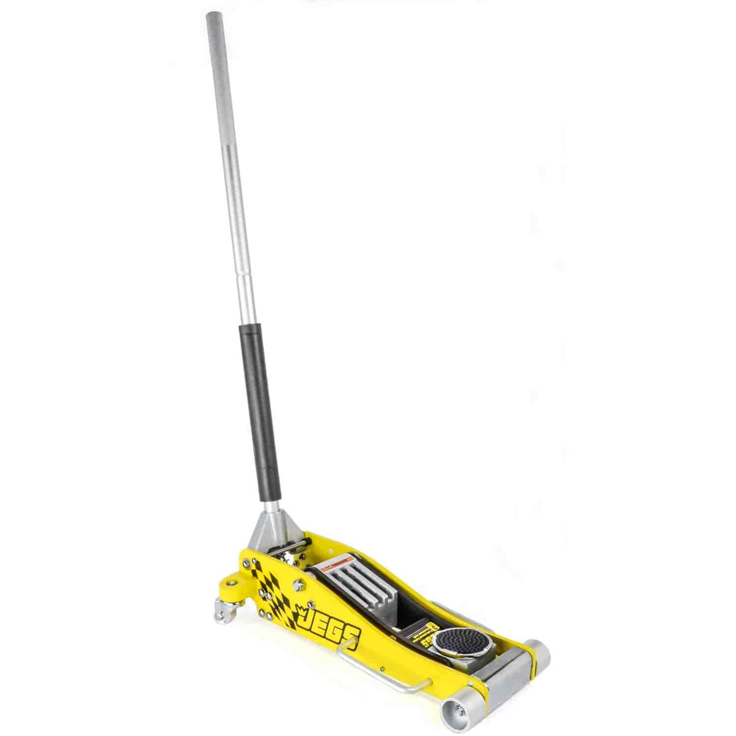 JEGS 80077 3 Ton Professional Low-Profile Aluminum Floor Jack