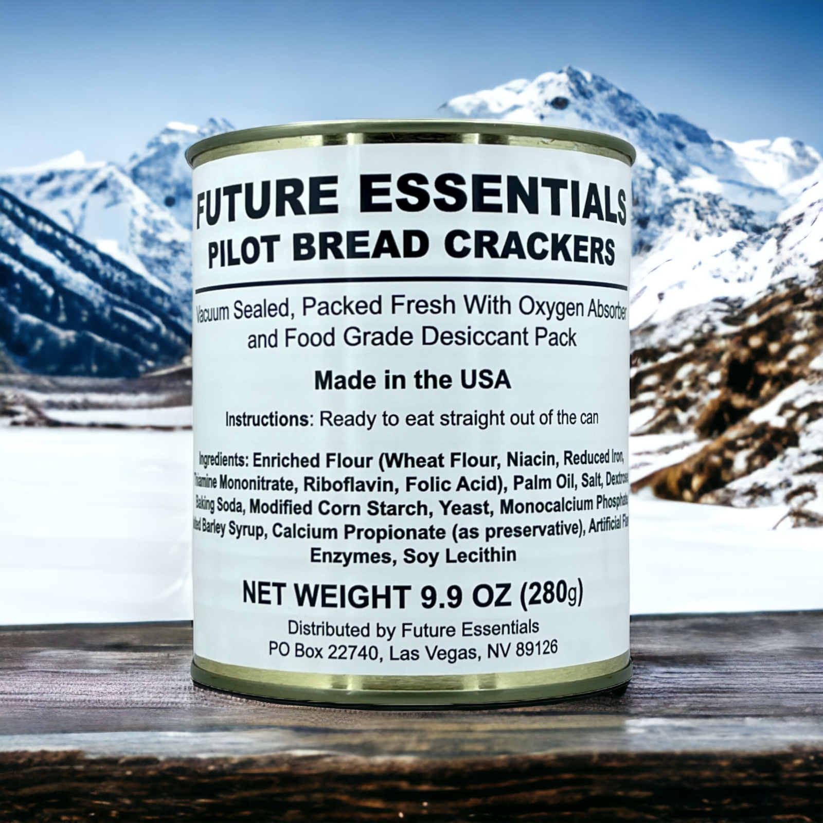 1 Can of Future Essentials Sailor Pilot Bread, Hardtack by Future Essentials